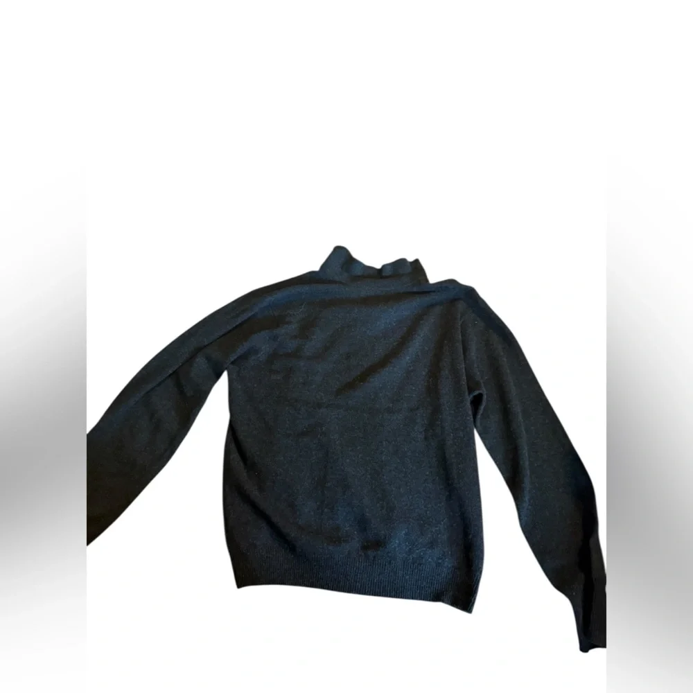 Polo Ralph Lauren Vintage Lambs Wool Men's Dark Gray Button Up Sweater XL